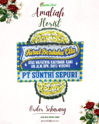 Papan Bunga Duka di Kalidawir