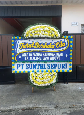 Papan Bunga Duka di Kalidawir